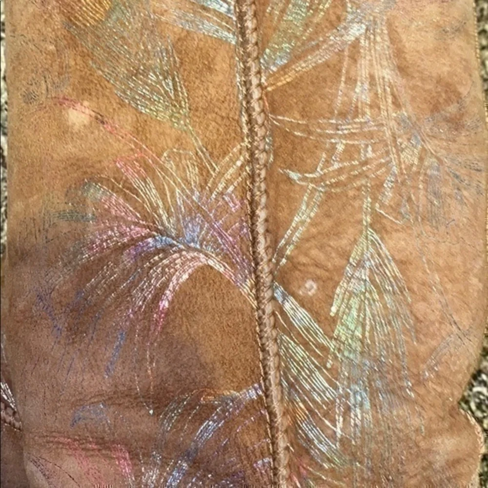 Uggs with rainbow foil size 6